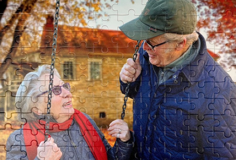 Finished 100-piece UArtist custom photo puzzle